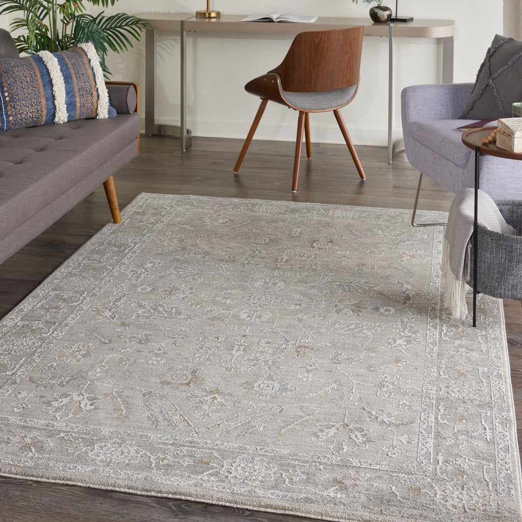 nourison infinite ift01 lt grey rug