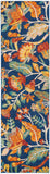 nourison allur alr09 navy multicolor rug
