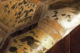 nourison city chic ma100 amber gold rug