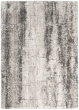 nourison dreamy shag drs01 ivory charcoal rug