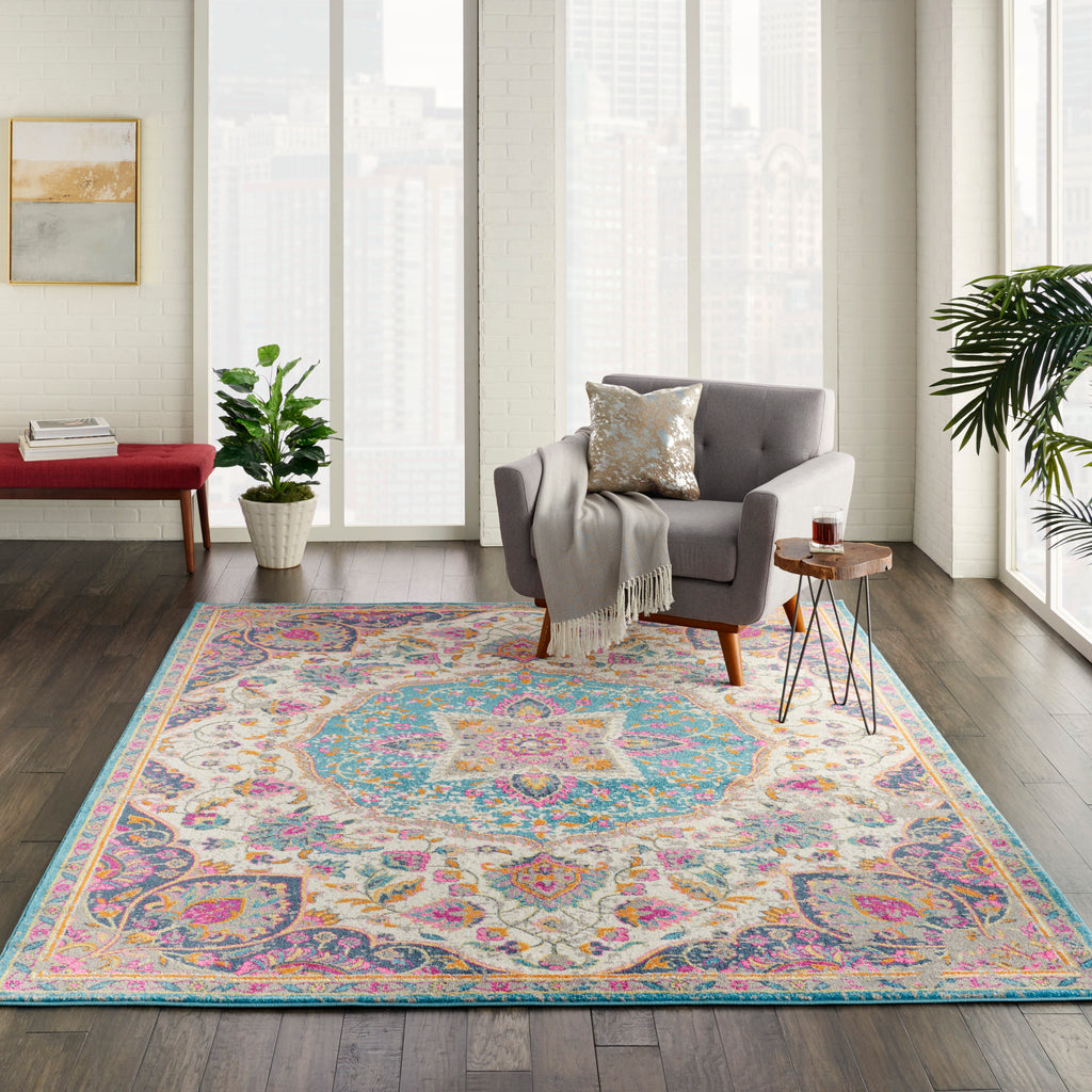 nourison passion psn22 ivory multi rug