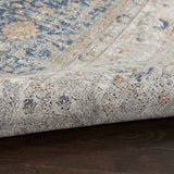 nourison silken allure stn08 light blue rug