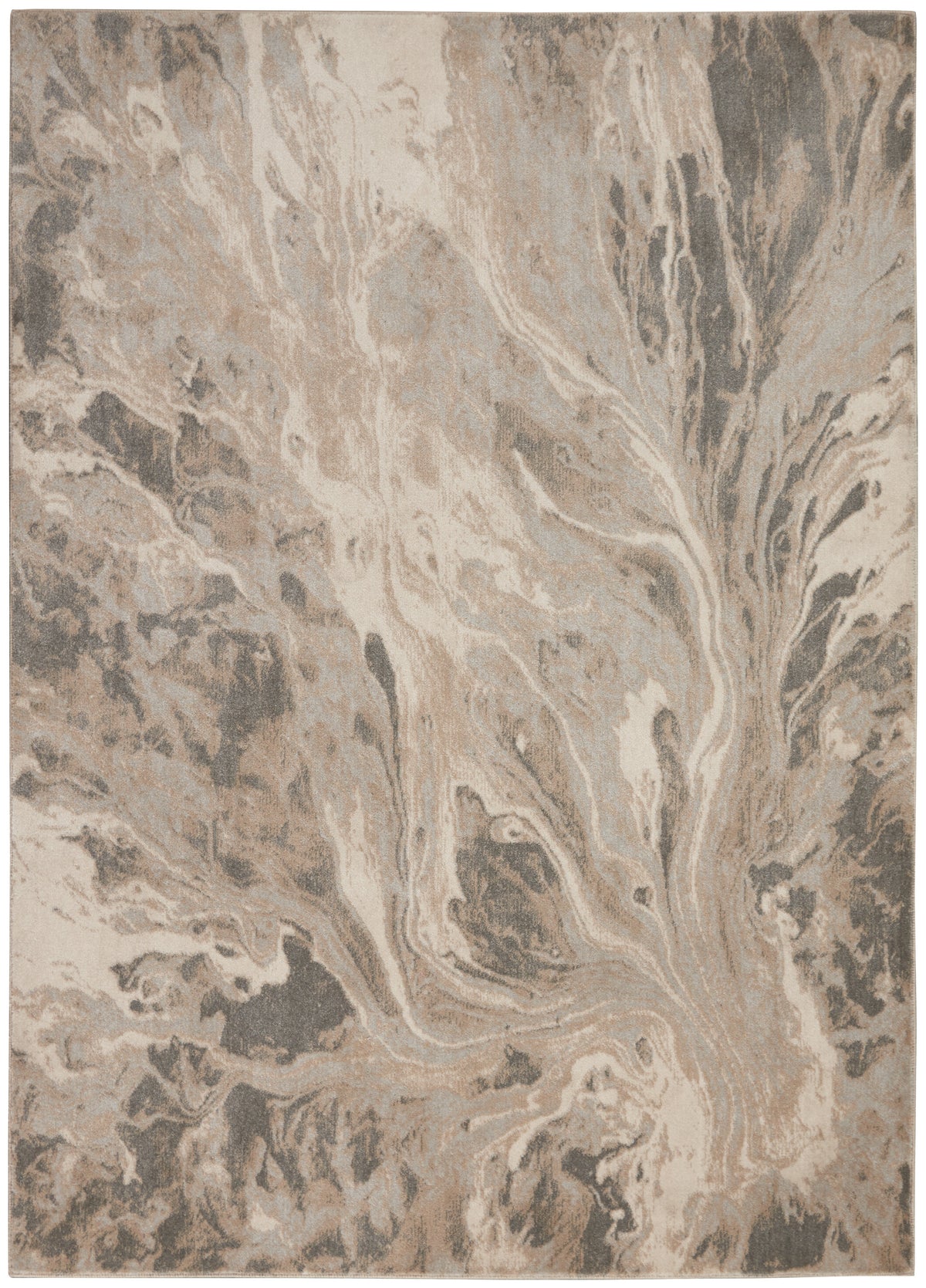 nourison elegance far01 grey rug
