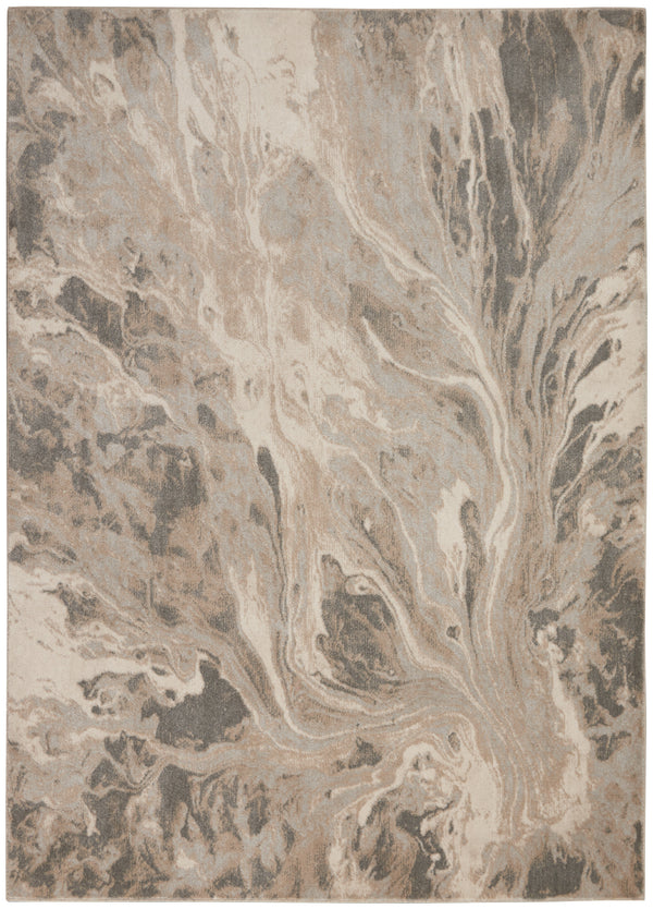 nourison elegance far01 grey rug
