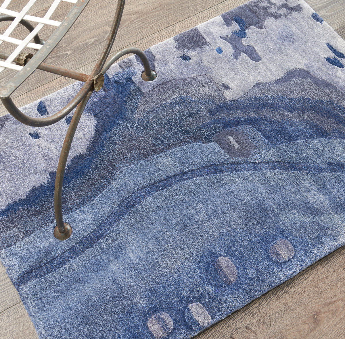 nourison prismatic prs05 blue rug