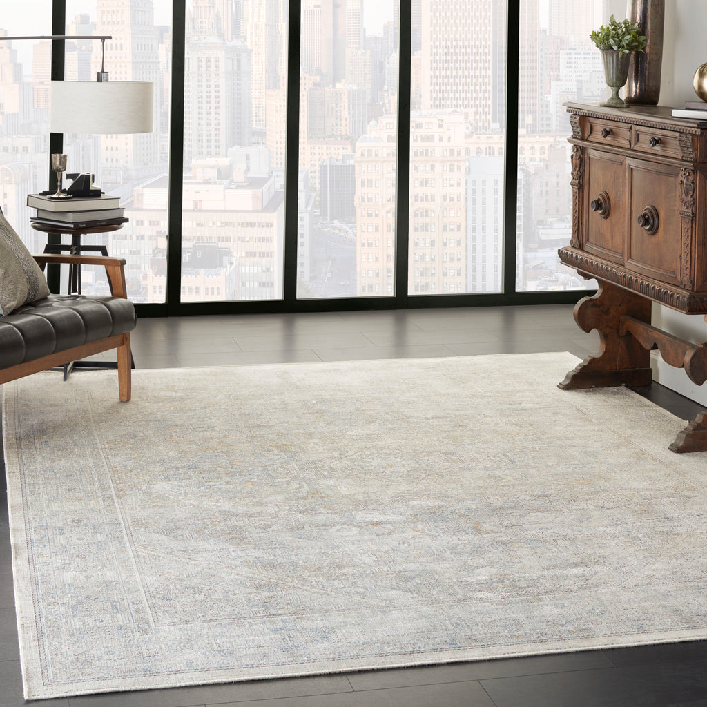 nourison starry nights stn02 cream grey rug