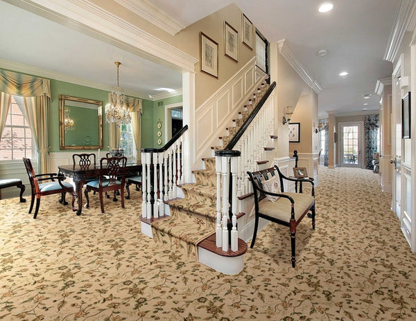 Rugs Done Right Custom Grand Parterre VA01 Beige Rug