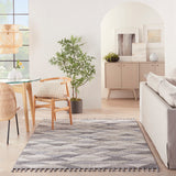 nourison paxton pax01 grey charcoal rug