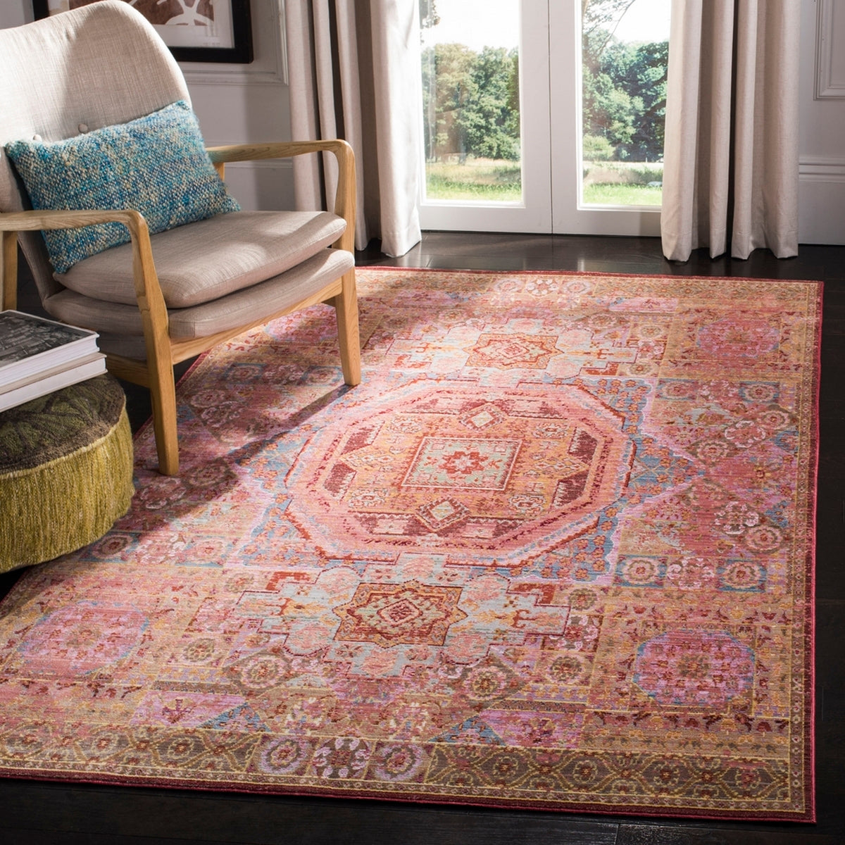 safavieh clearance valencia val216k multi rug