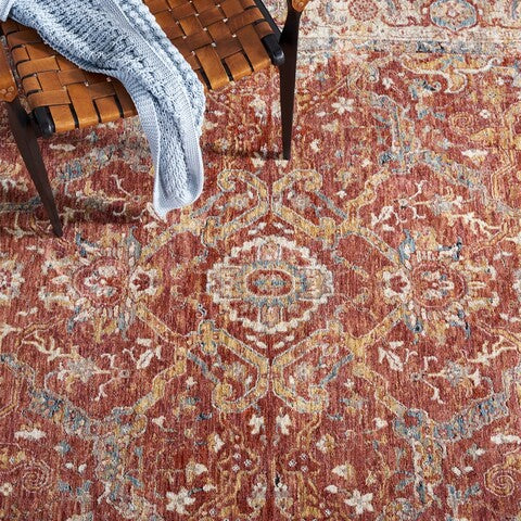 safavieh clearance valencia val566p rust rug