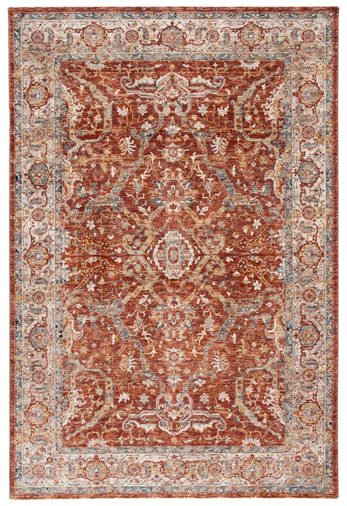 safavieh clearance valencia val566p rust rug