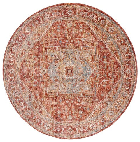 safavieh clearance valencia val568p rust rug