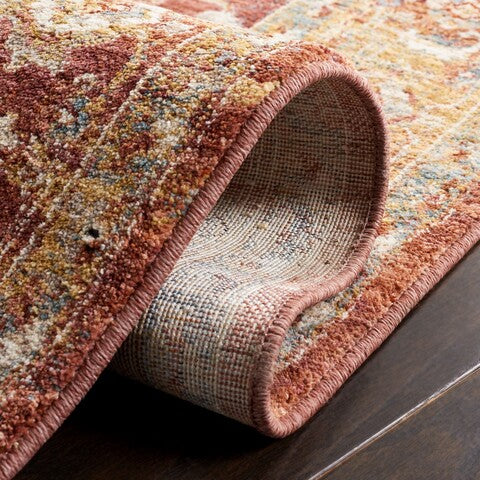 safavieh clearance valencia val568p rust rug