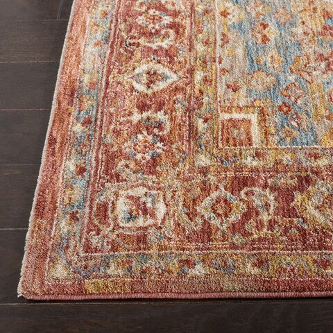 safavieh clearance valencia val568p rust rug