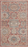 nourison homestead hms02 blue brick rug