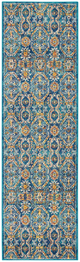 nourison allur alr05 blue multicolor rug