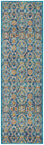 nourison allur alr05 blue multicolor rug
