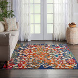 nourison aloha alh21 multicolor rug