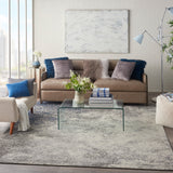 nourison passion psn10 charcoal ivory rug