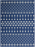 nourison grafix grf37 navy rug