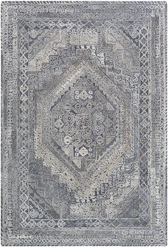 surya vancouver vcr 2304 silver gray rug