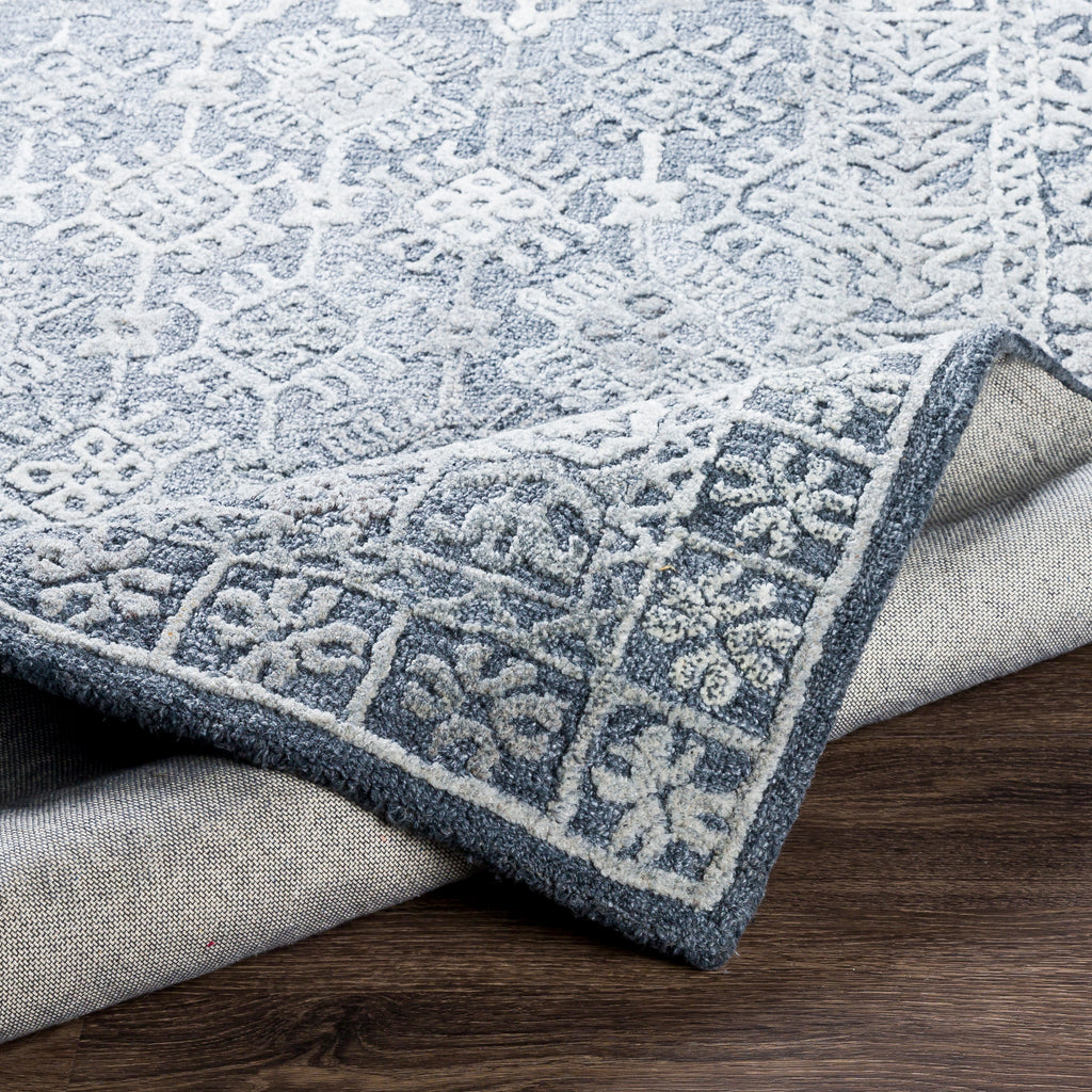 surya vancouver vcr 2305 silver gray rug