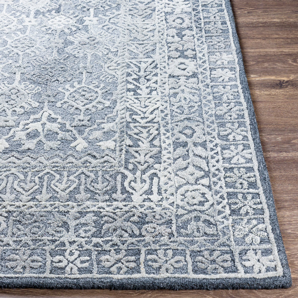 surya vancouver vcr 2305 silver gray rug
