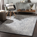 surya vancouver vcr 2305 silver gray rug