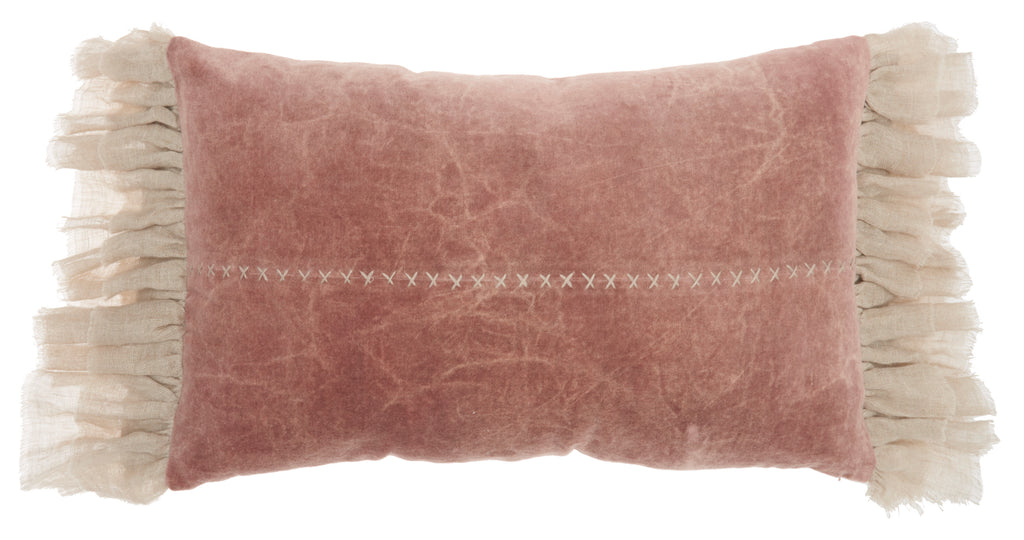 nourison sofia ge903 blush pillow