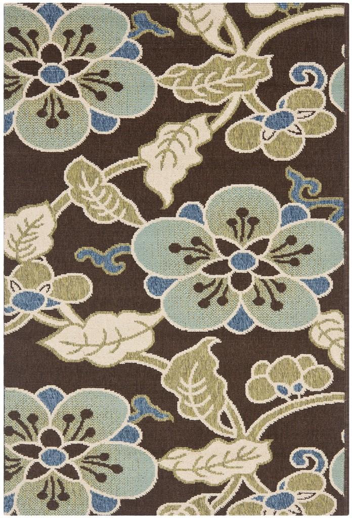 safavieh clearance veranda ver001 0623 chocolate rug