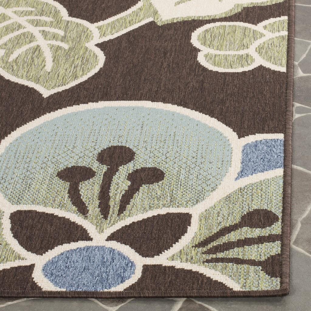 safavieh clearance veranda ver001 0623 chocolate rug