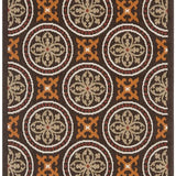 safavieh clearance veranda ver030 0325 chocolate rug
