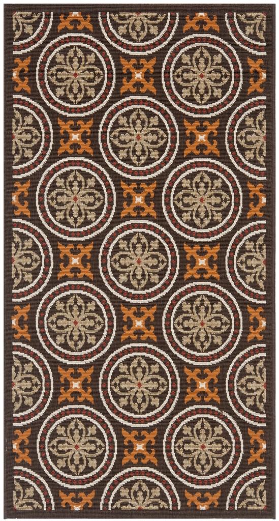 safavieh clearance veranda ver030 0325 chocolate rug