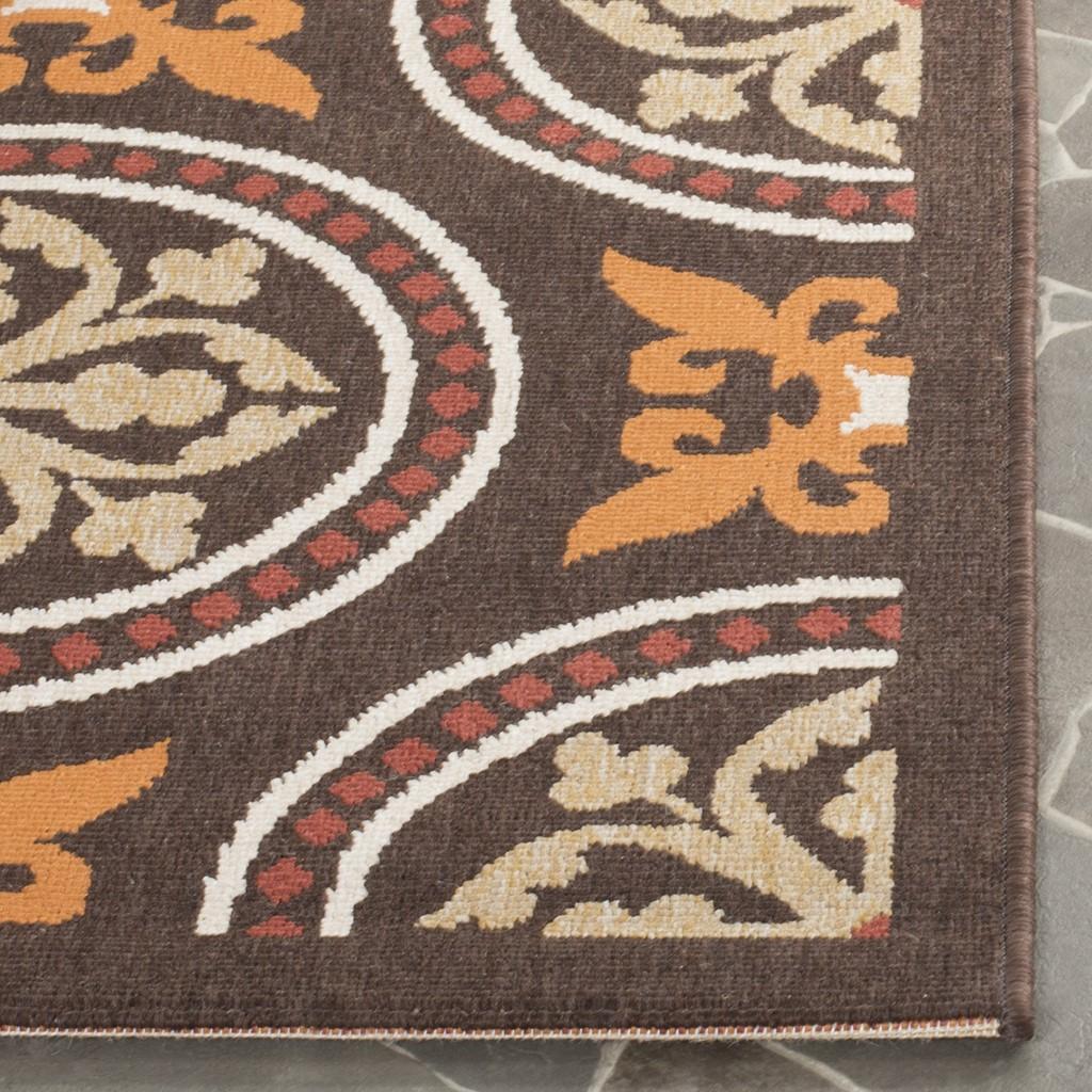 safavieh clearance veranda ver030 0325 chocolate rug