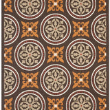 safavieh clearance veranda ver030 0325 chocolate rug