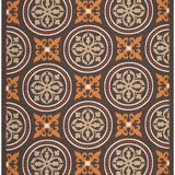 safavieh clearance veranda ver030 0325 chocolate rug