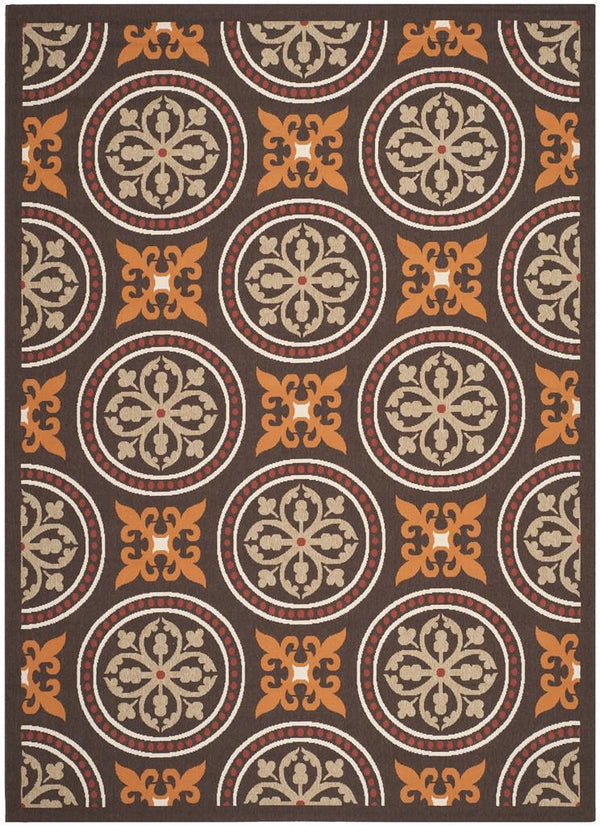 safavieh clearance veranda ver030 0325 chocolate rug