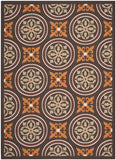 safavieh clearance veranda ver030 0325 chocolate rug
