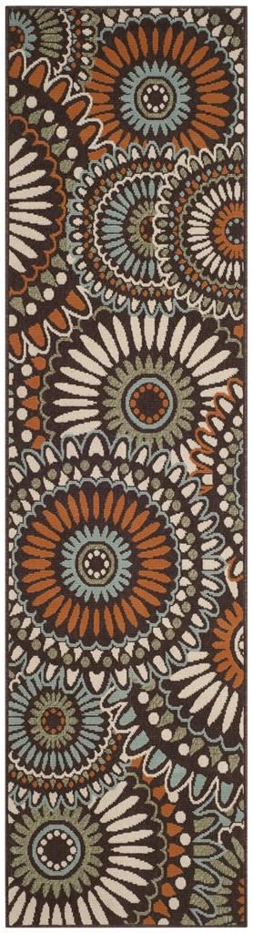 safavieh clearance veranda ver091 0725 chocolate rug