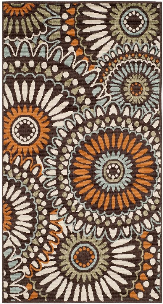 safavieh clearance veranda ver091 0725 chocolate rug