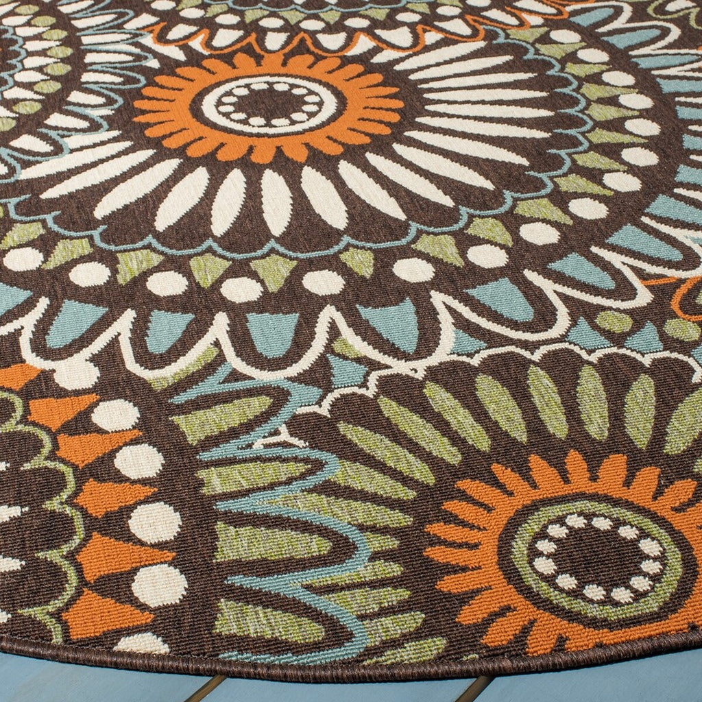 safavieh clearance veranda ver091 0725 chocolate rug