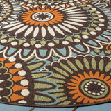 safavieh clearance veranda ver091 0725 chocolate rug