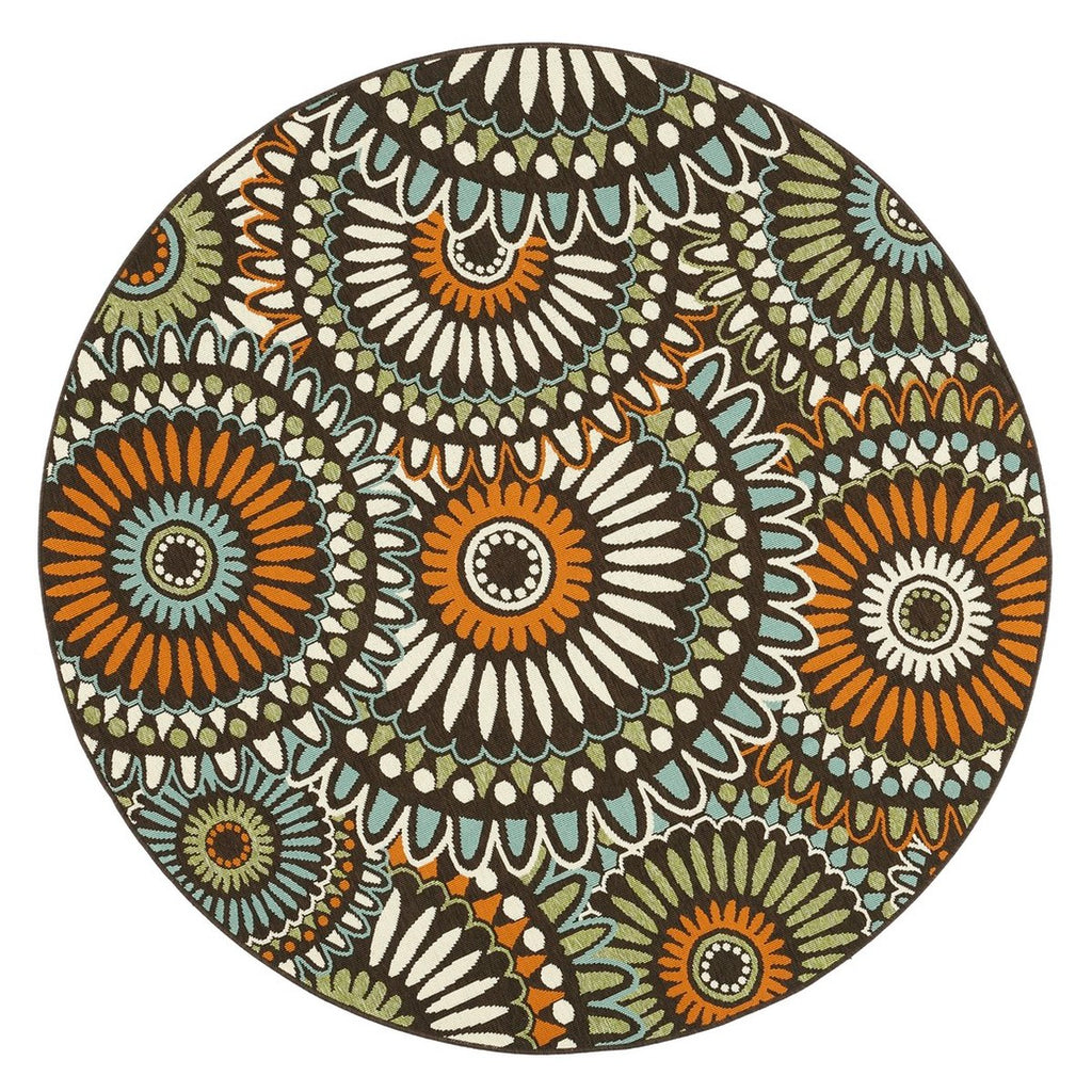 safavieh clearance veranda ver091 0725 chocolate rug