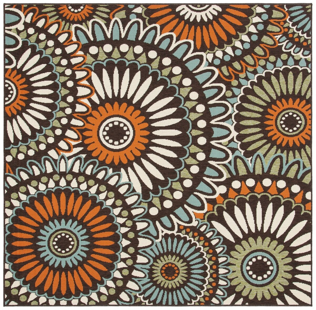 safavieh clearance veranda ver091 0725 chocolate rug