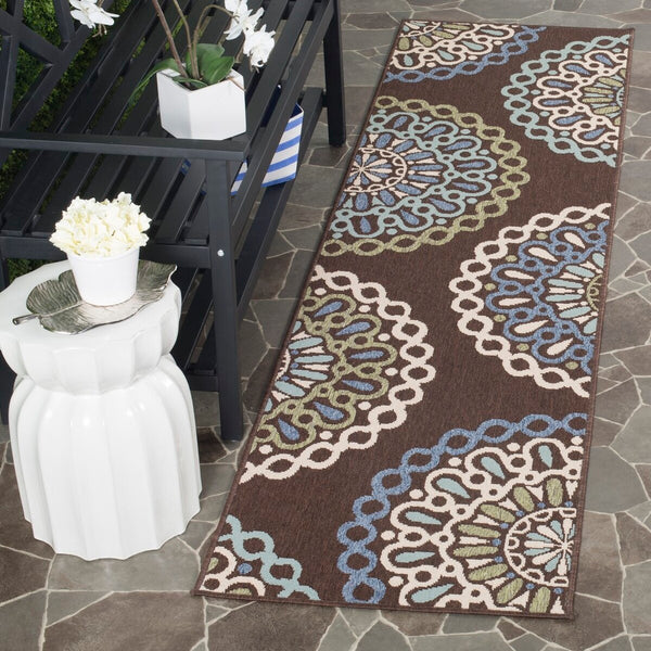 safavieh clearance veranda ver092 0625 chocolate rug