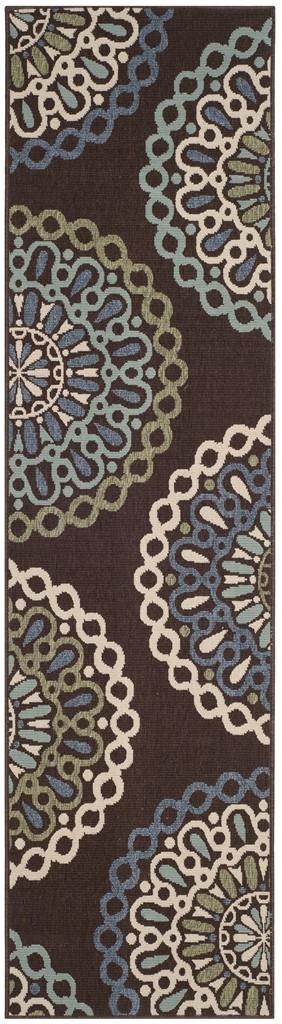 safavieh clearance veranda ver092 0625 chocolate rug