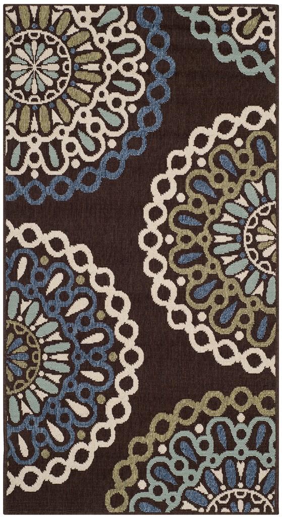 safavieh clearance veranda ver092 0625 chocolate rug