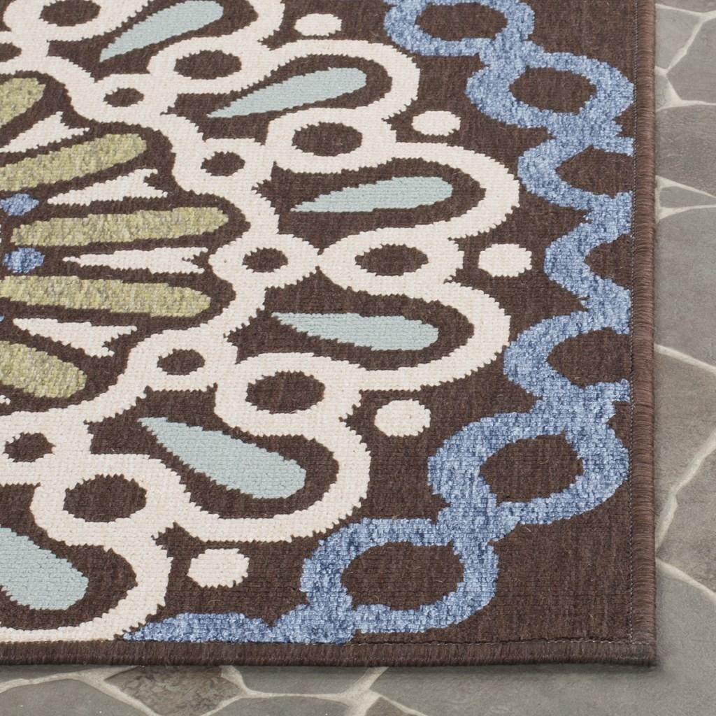 safavieh clearance veranda ver092 0625 chocolate rug