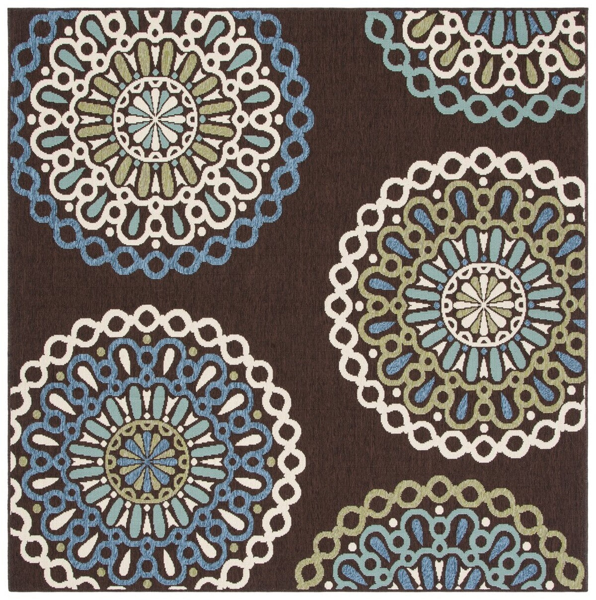 safavieh clearance veranda ver092 0625 chocolate rug