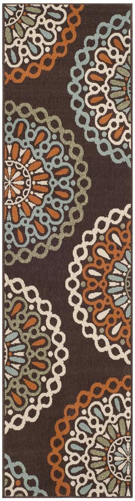 safavieh clearance veranda ver092 0725 chocolate rug